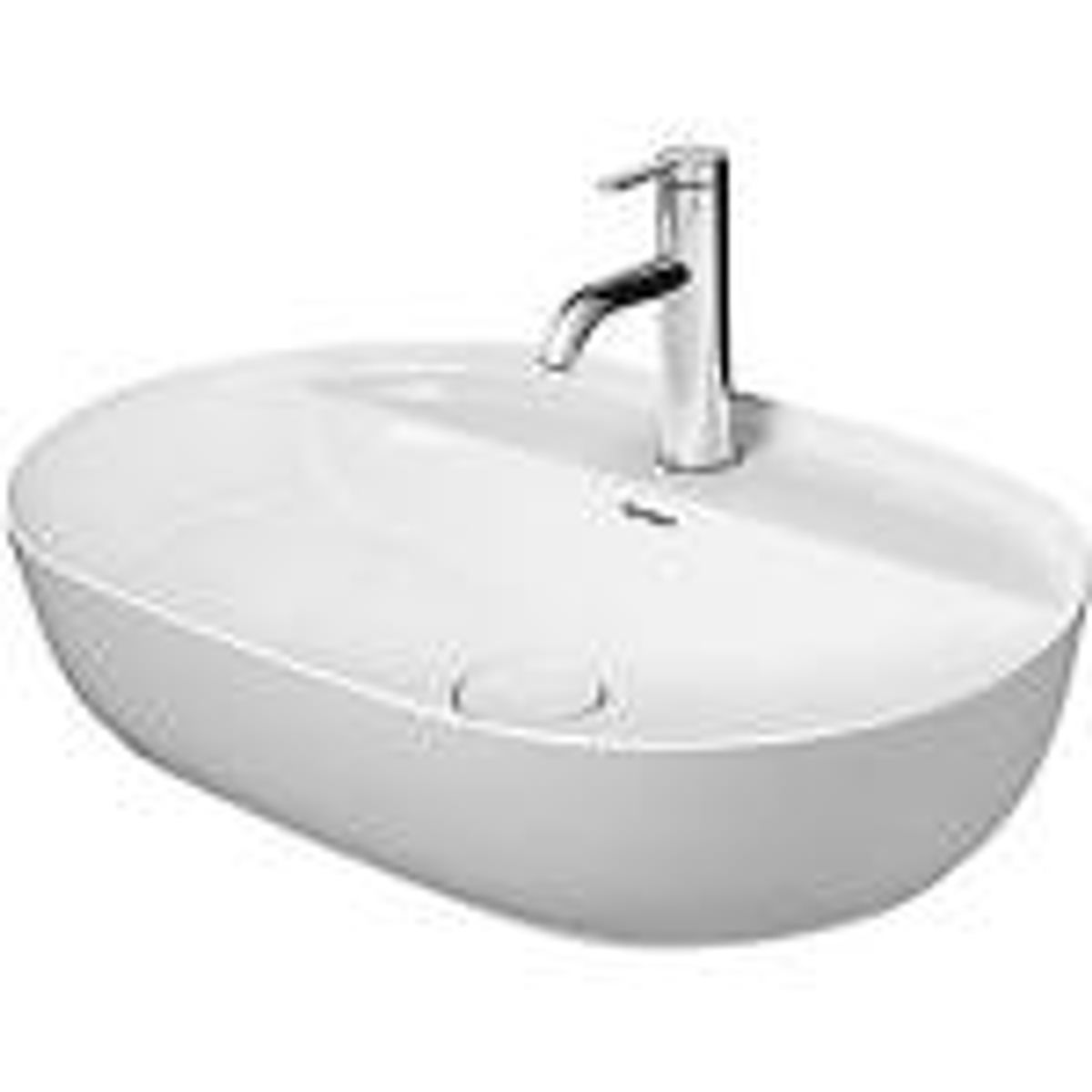 Duravit Luv bowle 600x400mm til bordplade med hanehul midt uden overløb