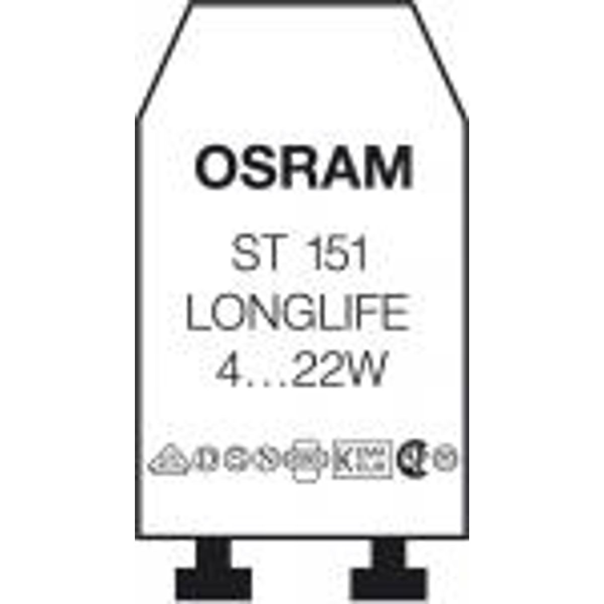 OSRAM STARTER ST151 - DULUX L og F 18-24W