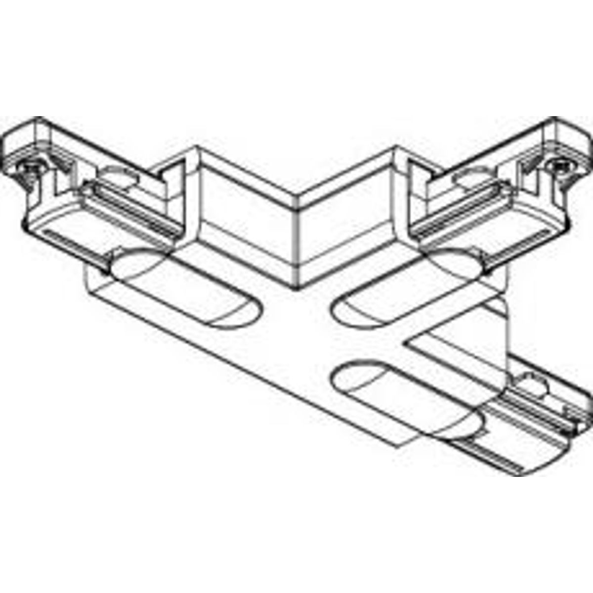 GLOBAL T-STYKKE 1-FASET HVID UDV HØJRE