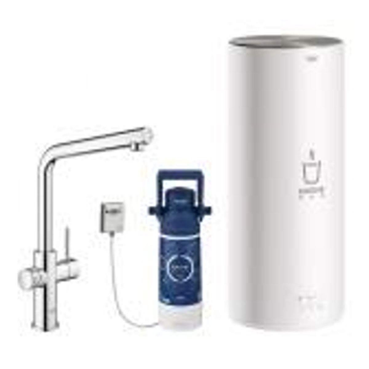 Grohe Red II Duo Køkkenarmatur med L-tud & kedel str. L