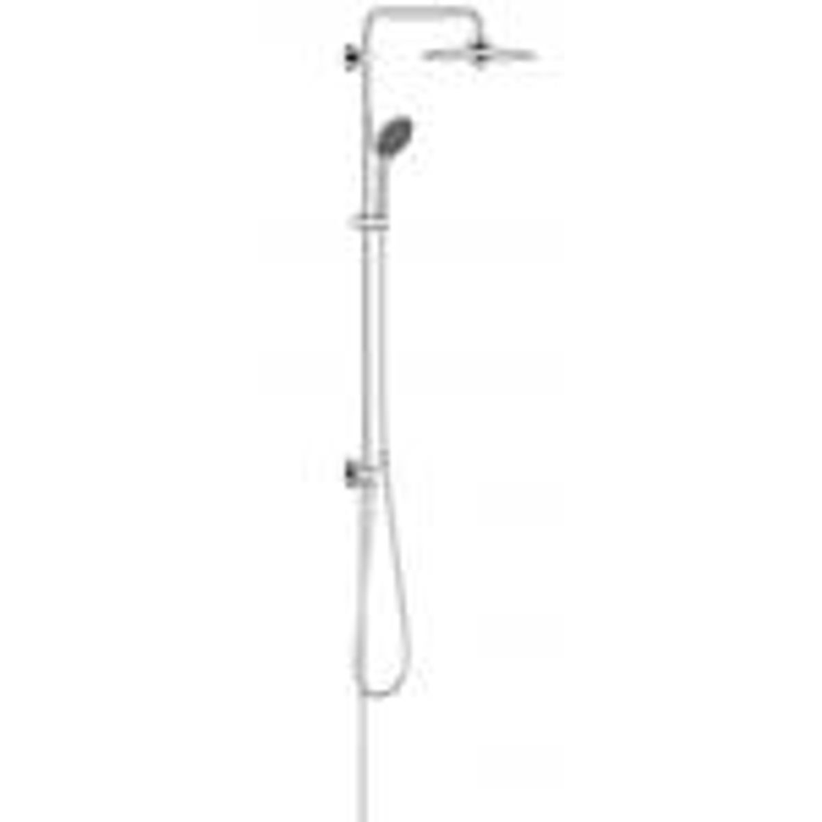 GROHE Vitalio Joy 260 Brusesystem med diverter 9,5l. Krom