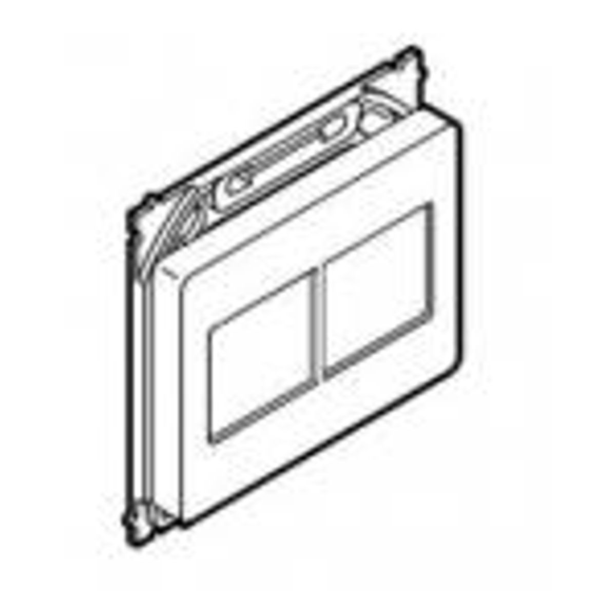 Udtag 2xrj45 Keyst Opus Lige Hv