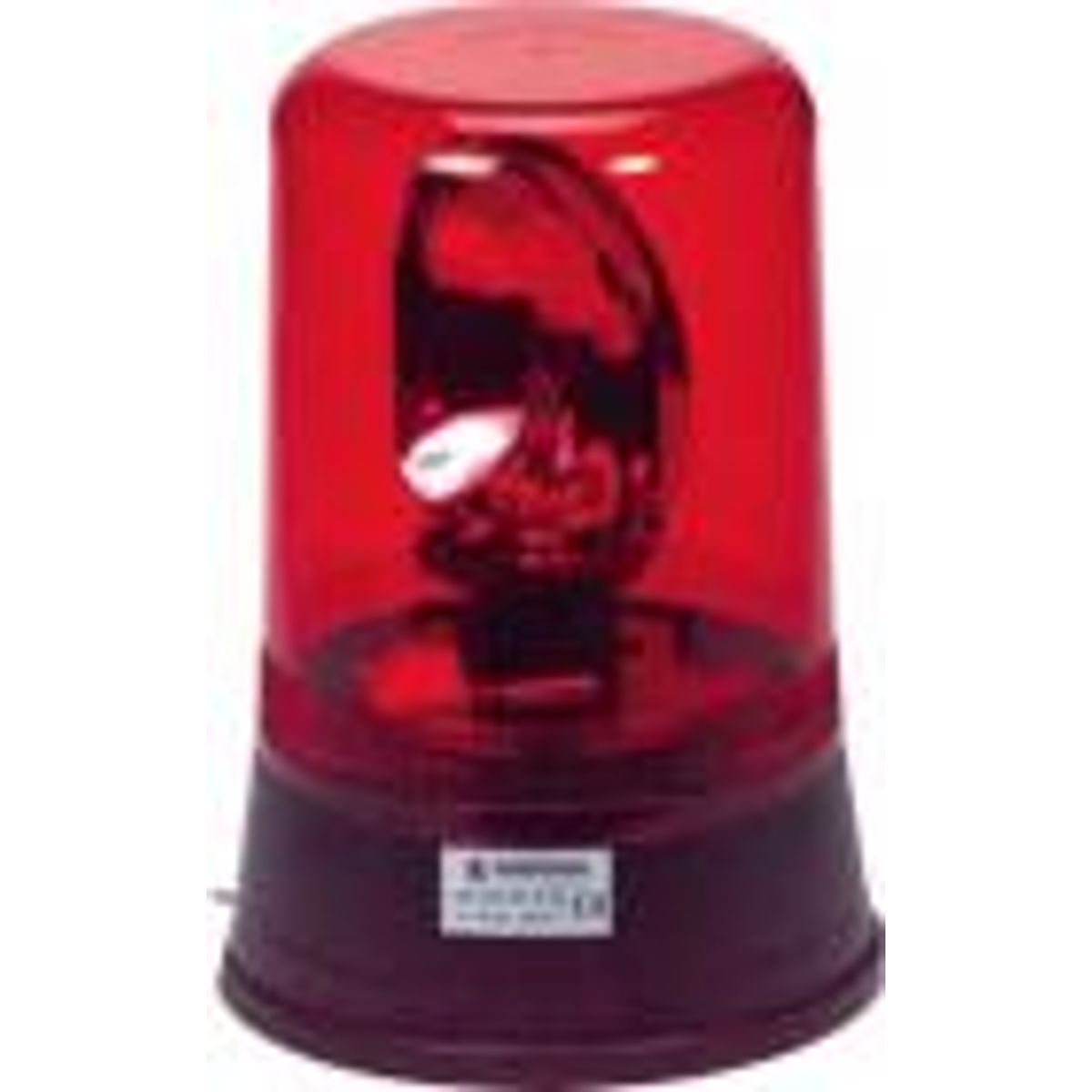 Roterende Blitzlampe gul 230vac IP54 lampe H1 55w