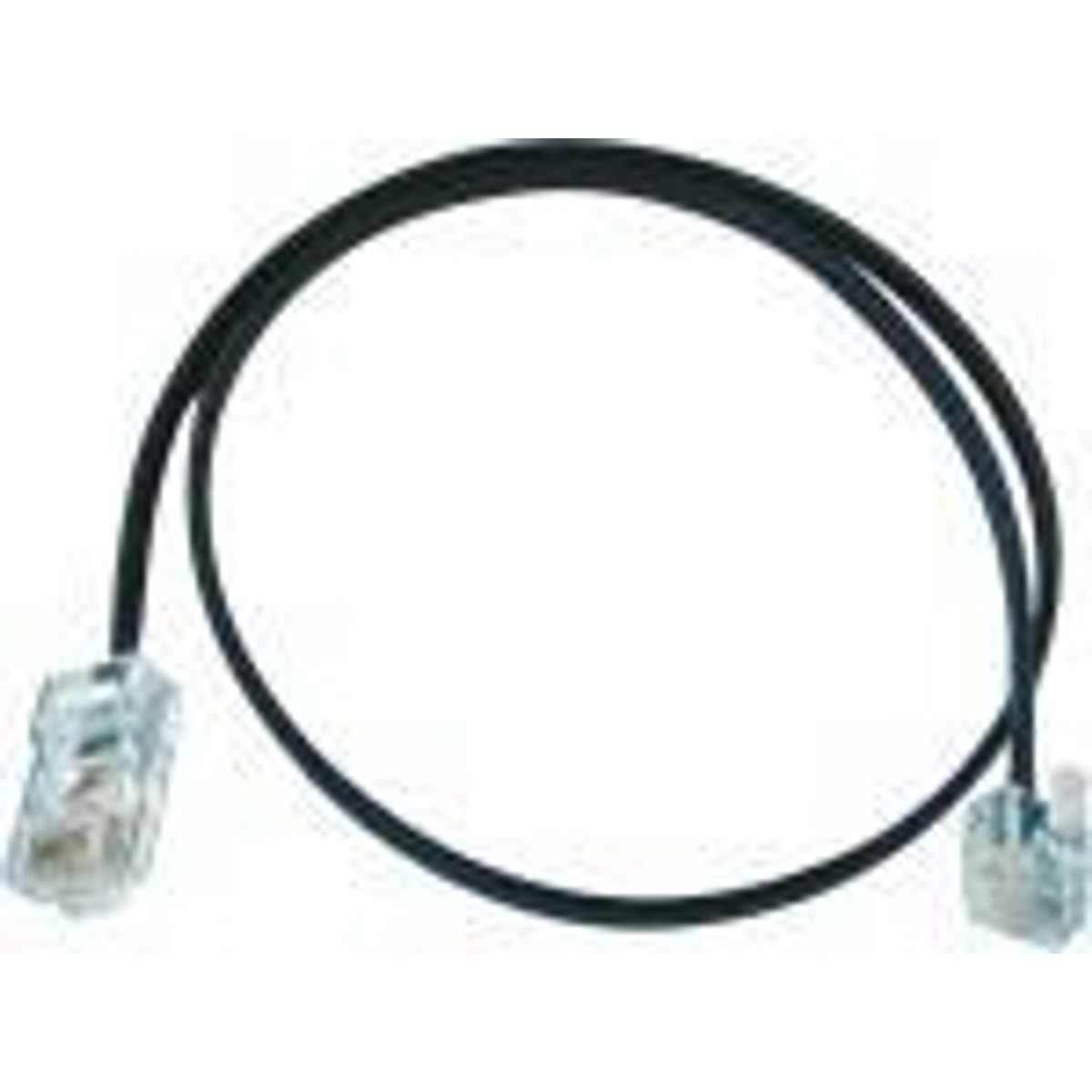 Patchkabel Rj11-rj45 5,0m Sort