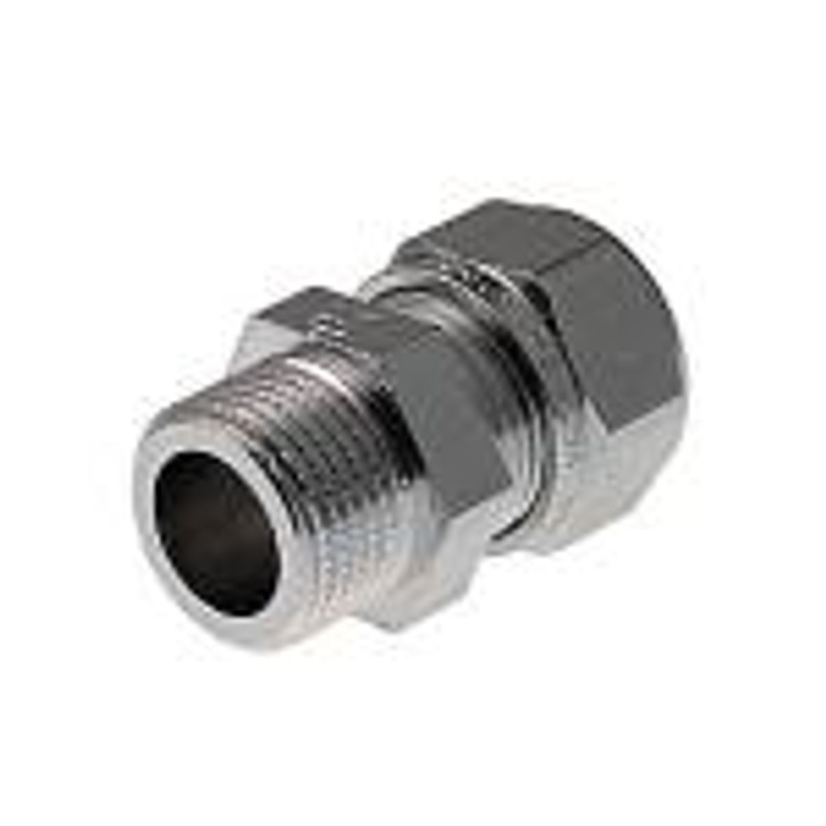 VSH forkromet kompressionsovergang 1/2'' - 15 mm nippel