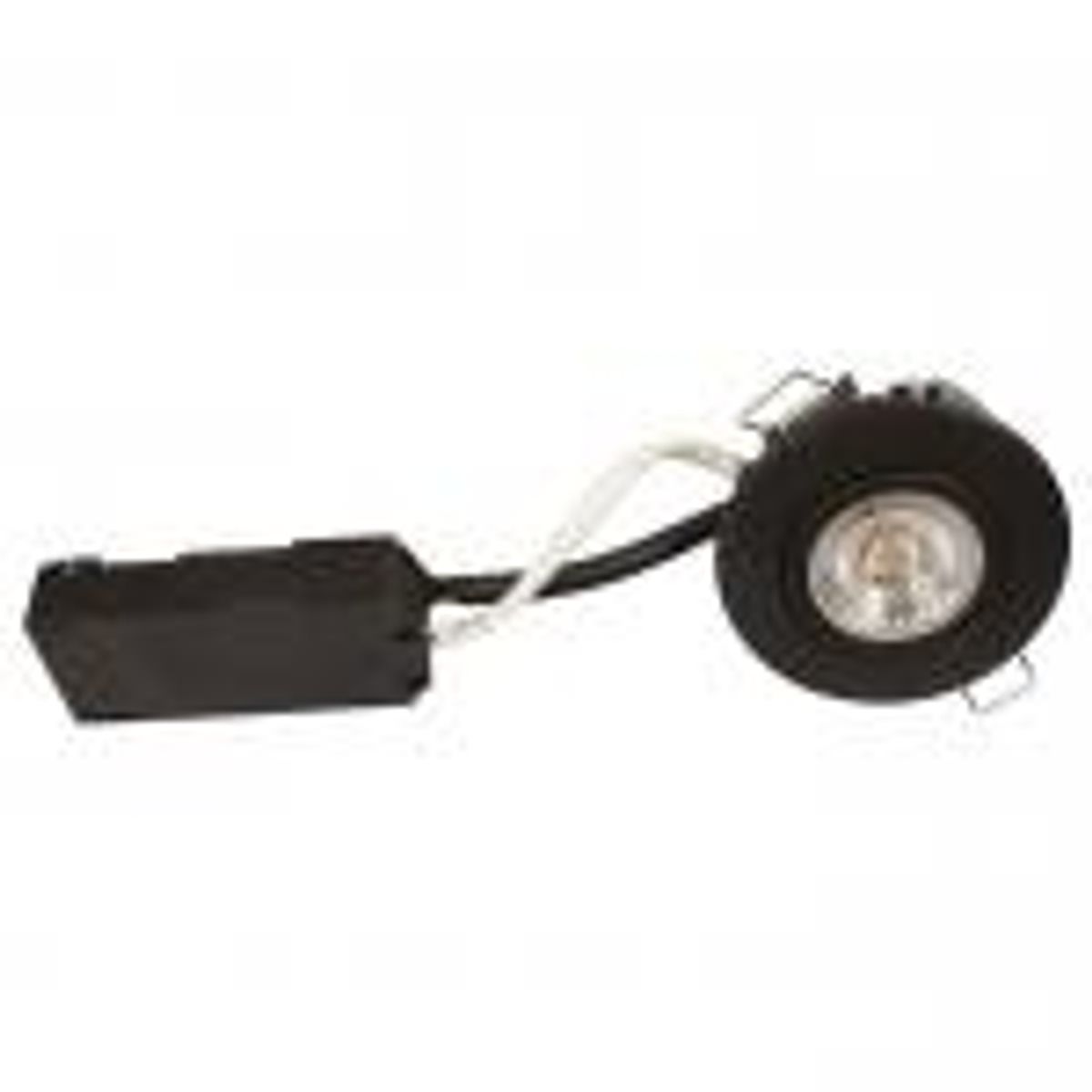 Scan Products - Luna LP ø88mm Flimmefri LED 6,2w 2700K (350 lumen) Ra95, dæmpbar - Mat sort