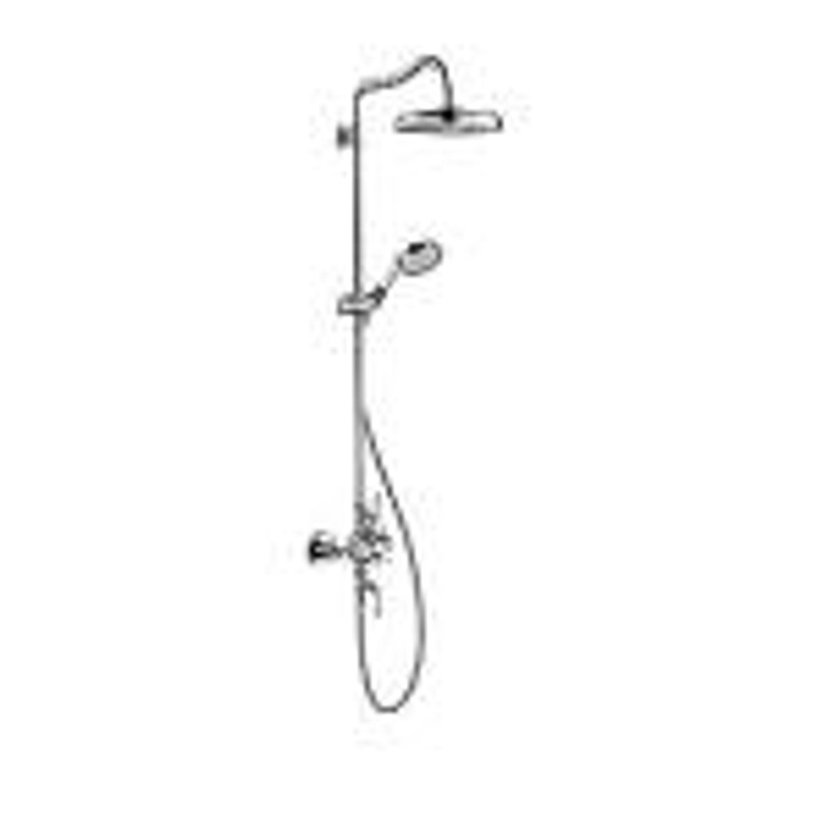 hansgrohe AXOR Montreux Showerpipe med vingegreb. Krom