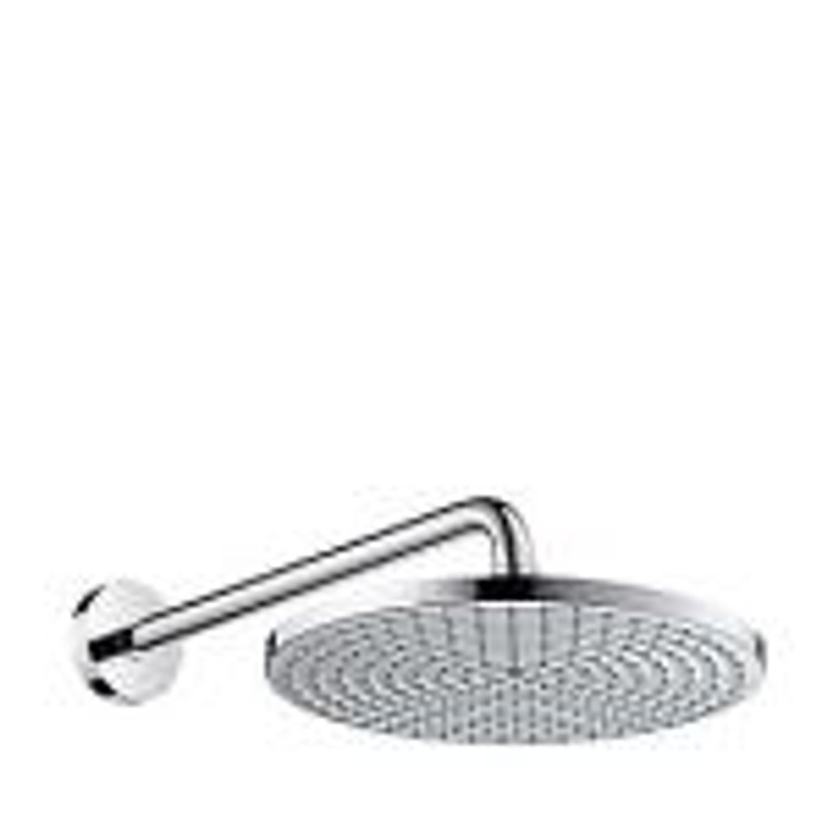 hansgrohe Raindance hovedbruser med kugleled/arm. med AIR-tek. med Eco vandbegrænser. Ø300mm