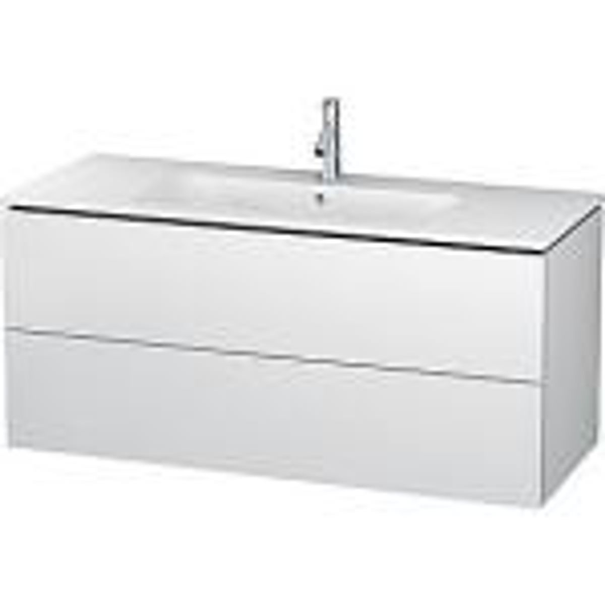 Vaskeskab duravit l-cube hvid 1220x481