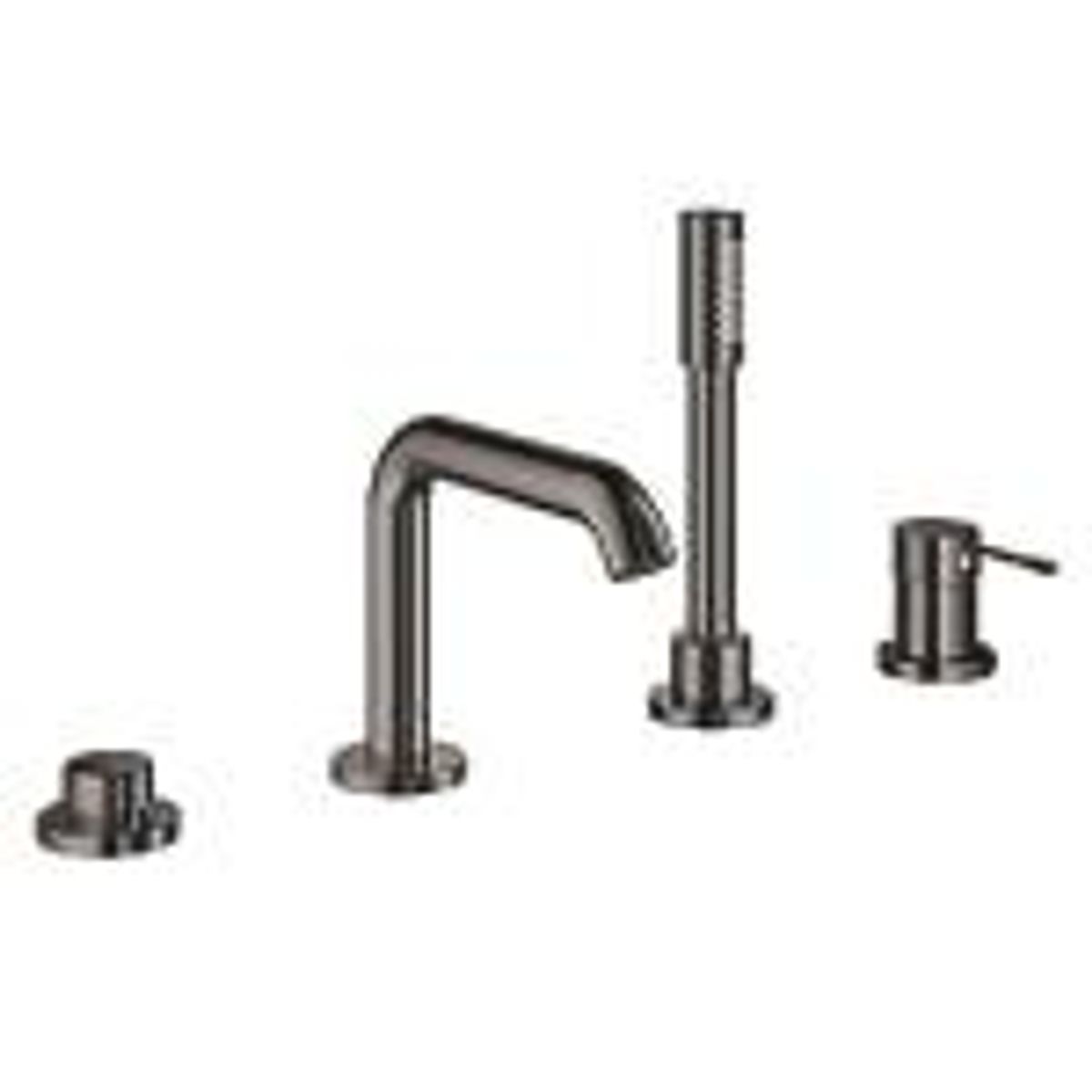 GROHE Essence brusearmatur 4-huls kar- & brusekombination, Hard Graphite