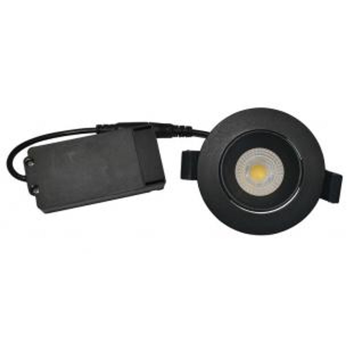 Nordtronic - Velia Low Profile LED 5W 4000K (340 lumen) Cri>95, ø85mm, mat sort