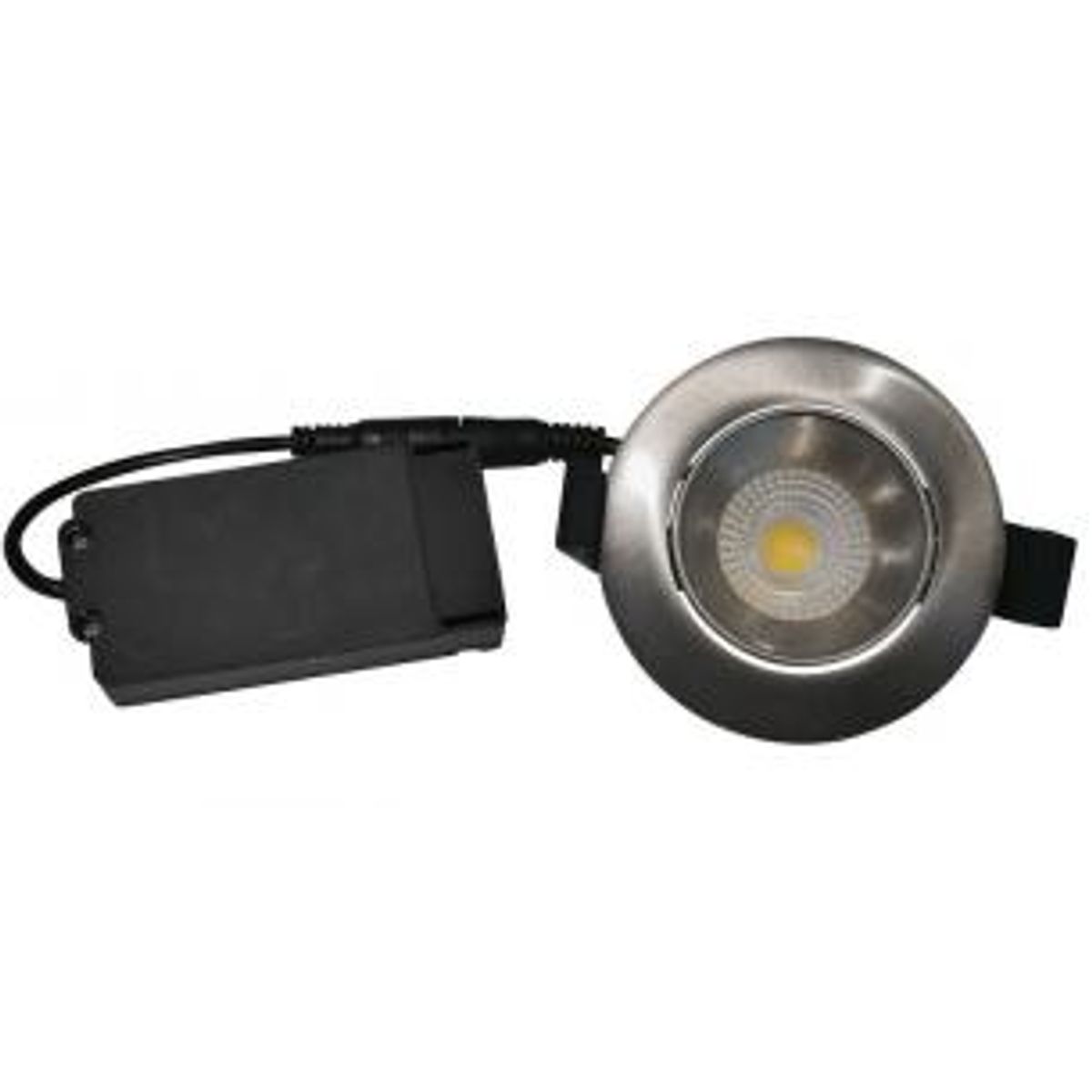 Nordtronic - Velia Low Profile LED 5W 3000K (320 lumen) Cri>95, ø85mm, børstet alu