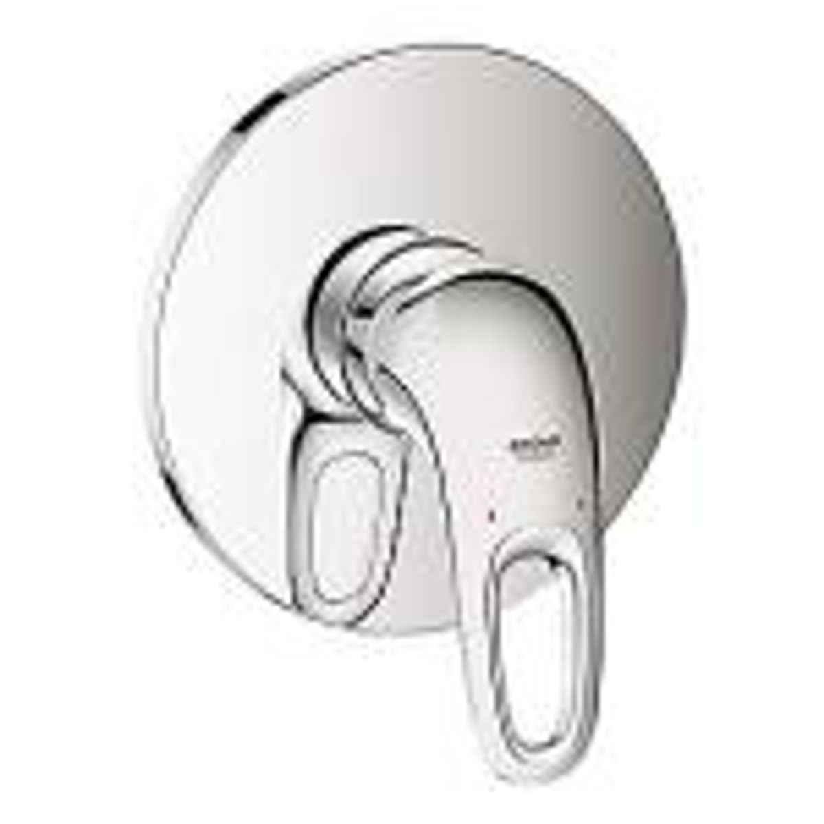 GROHE Eurostyle brusearmatur ø158mm. Forkromet