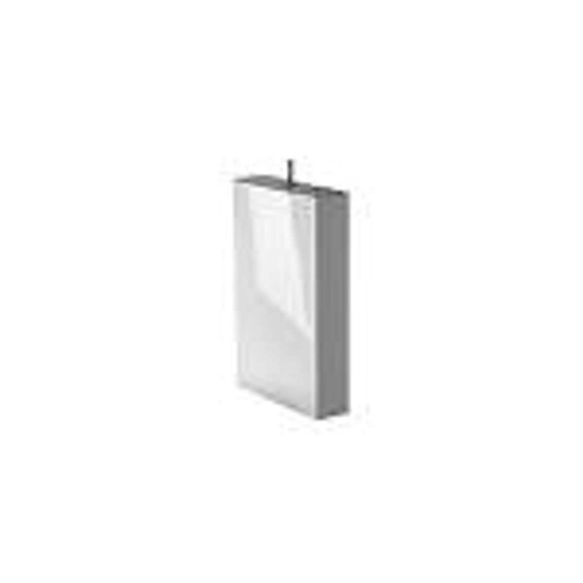 Duravit Starck 1 cisterne PurO greb med wondergliss 6 ltr t/604265 hvid/forkrom