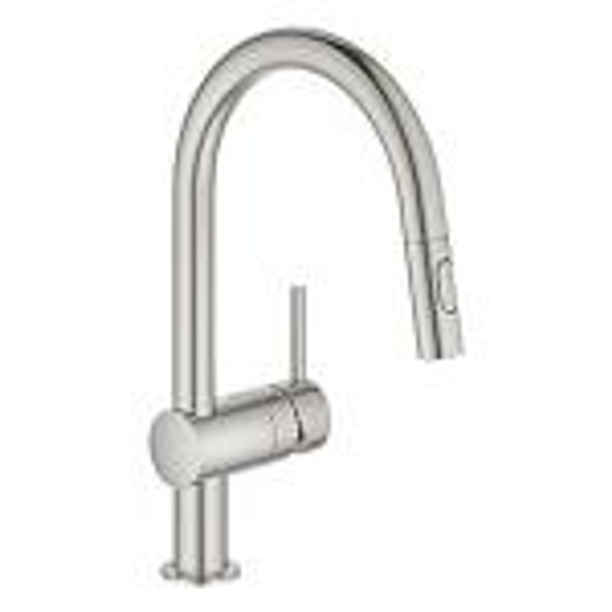 GROHE Minta køkkenarmatur brus dual C-tud, med udtrækstud. Supersteel