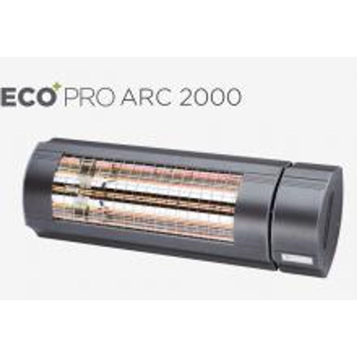 Solamagic 2000ECO+ PRO ARC med trinløs varmeregulering - Antracit (Ny forbedret 2019 model)