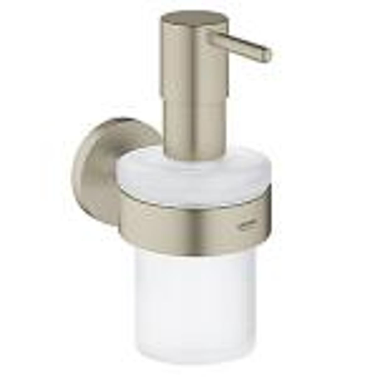 Grohe Essentials Sæbedispenser med holder, Børstet nikkel