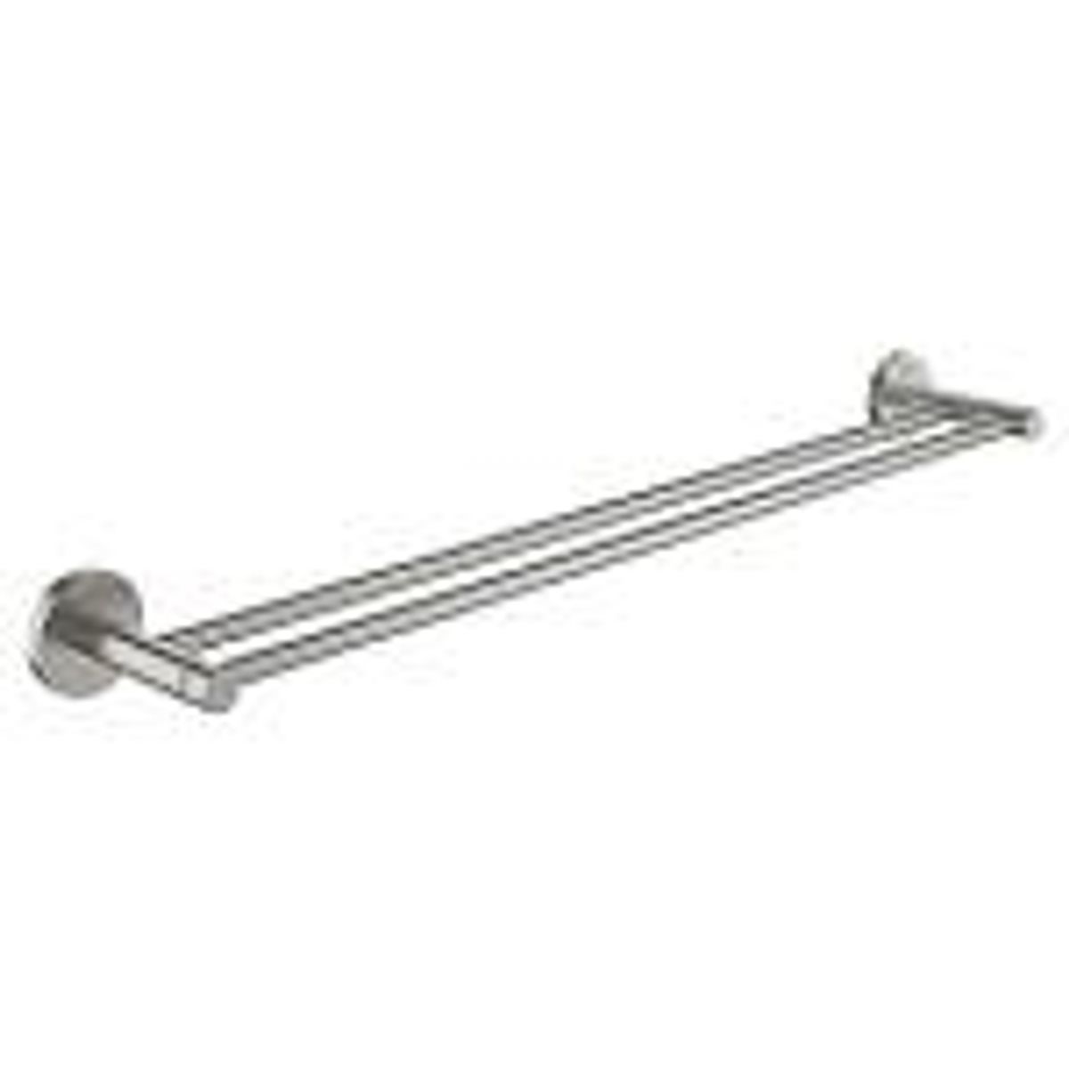 Grohe Essentials Dobbelt håndklædestang 600 mm. - Supersteel