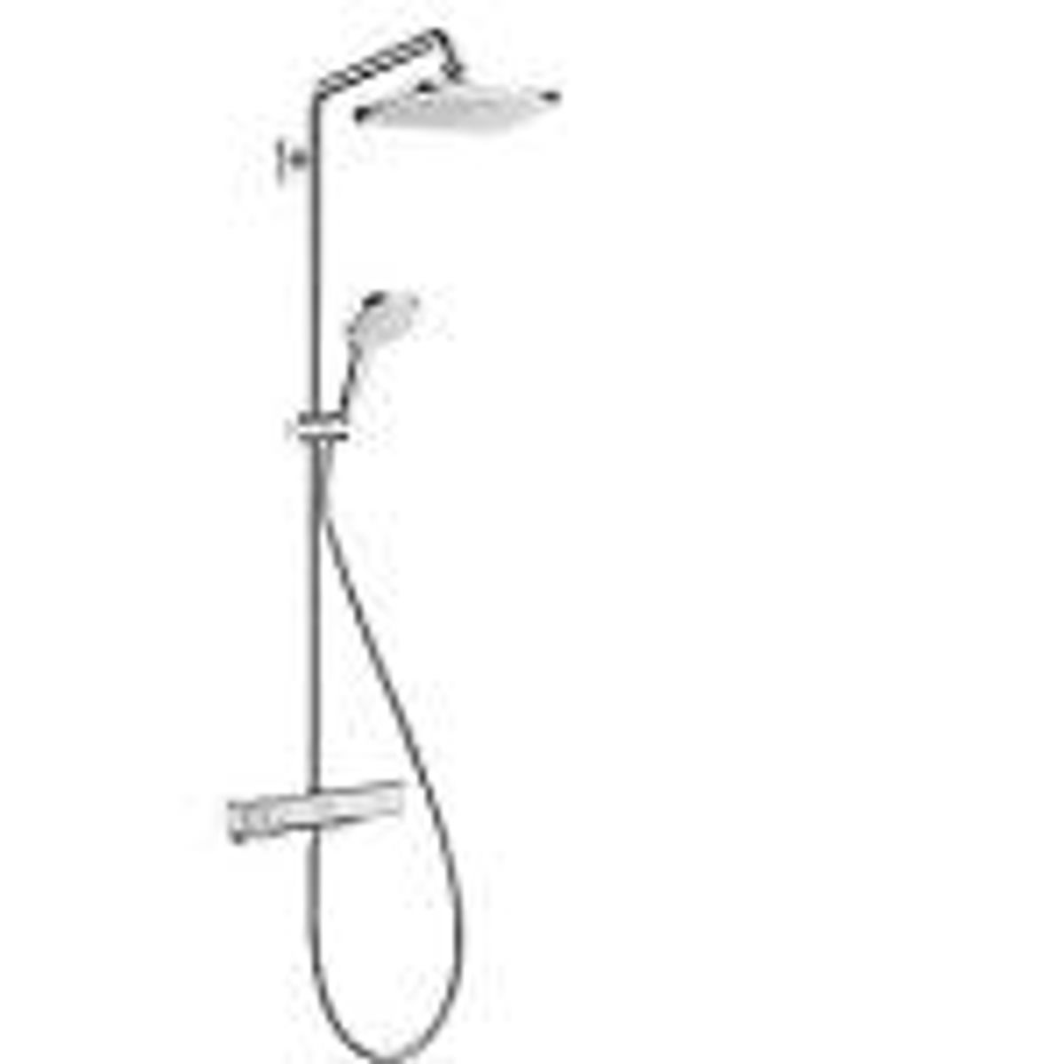 hansgrohe Croma E 280 1jet SHP hovedbruser,håndbruser,brusetermostat, bruserslange,glider