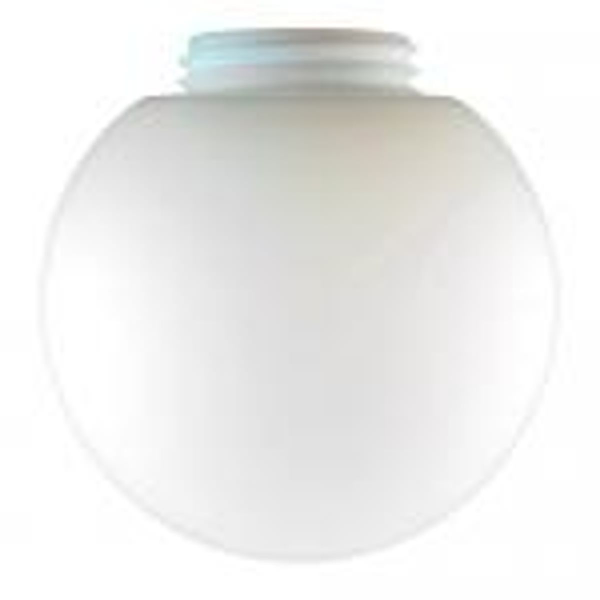 Glas kuppel Globe Ø180 mm, H170 mm, gevind 84,5 mm, opal