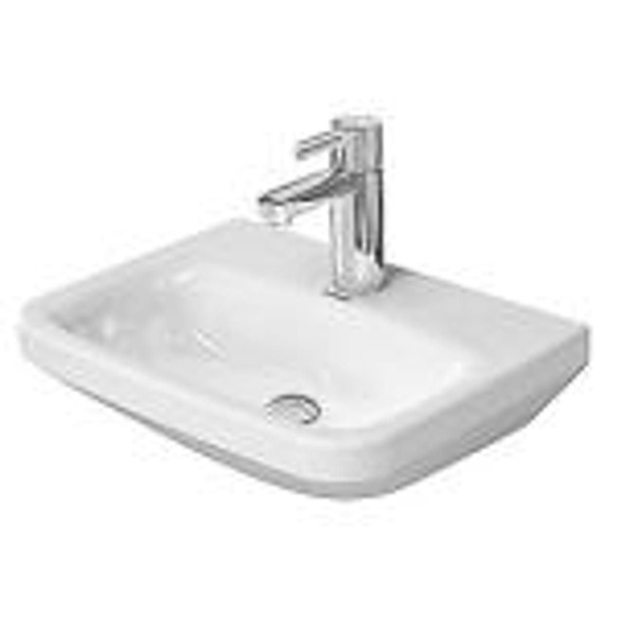 Duravit DuraStyle vask 45cm 450x335mm m/hanehul m/WonderGliss