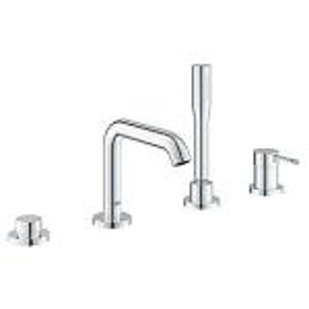 Grohe Essence etgr badekar 4-h 4-huls kar- & brusekombination, Forkromet