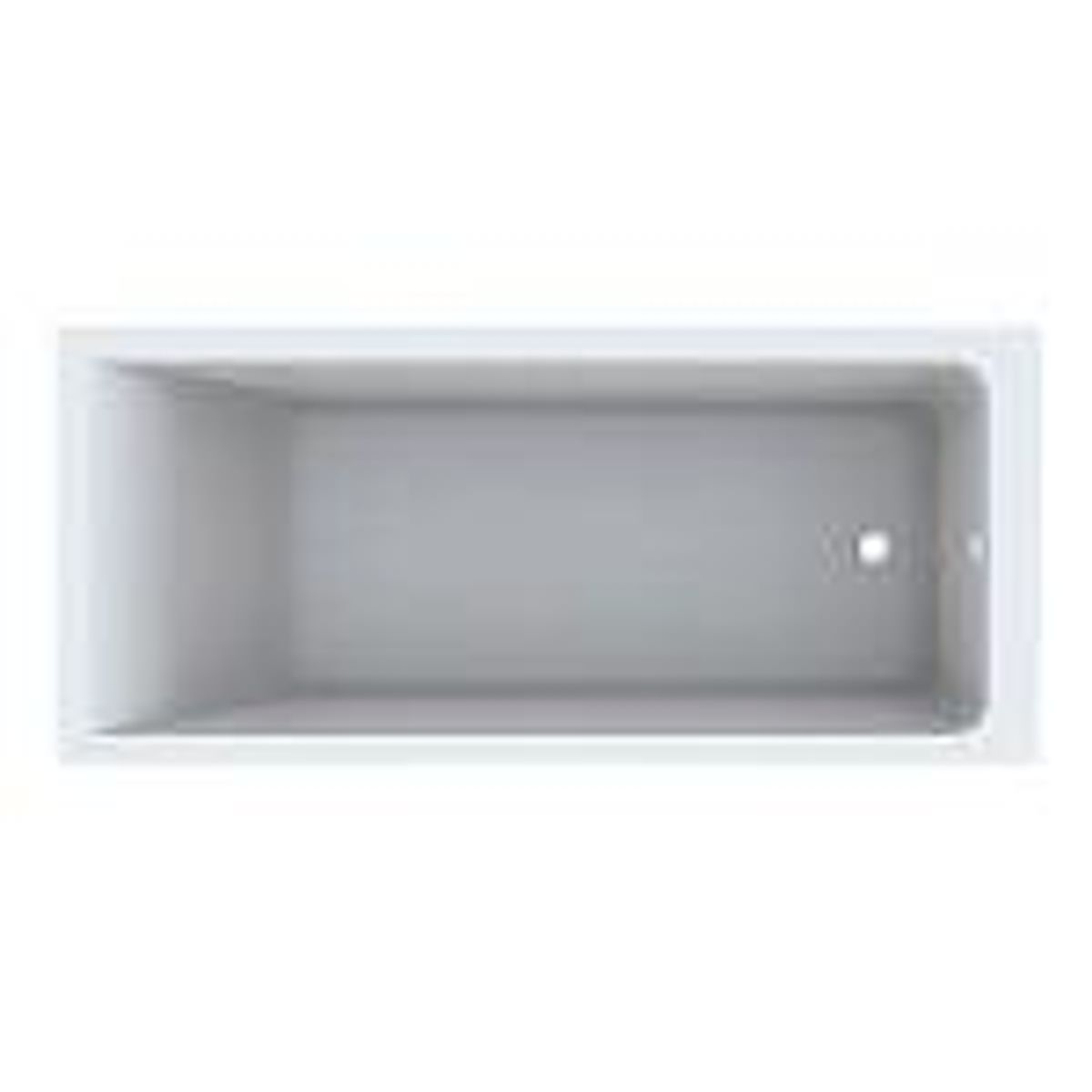 Geberit RENOVA PLAN badekar 1800x800x460mm med ben hvid