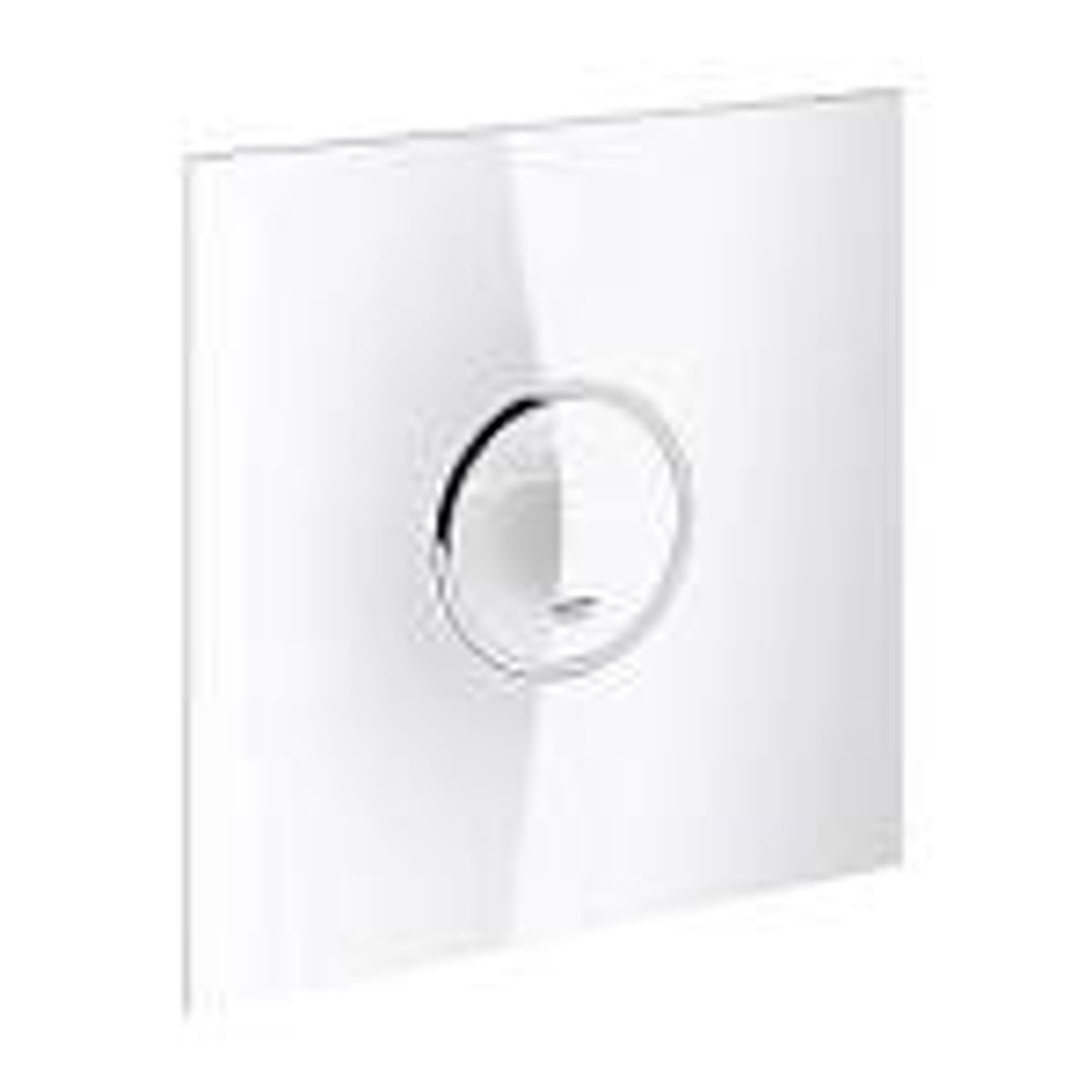 Grohe Veris Betjeningsplade med belysning til 2-skyls- og start/stop betjening, moon white