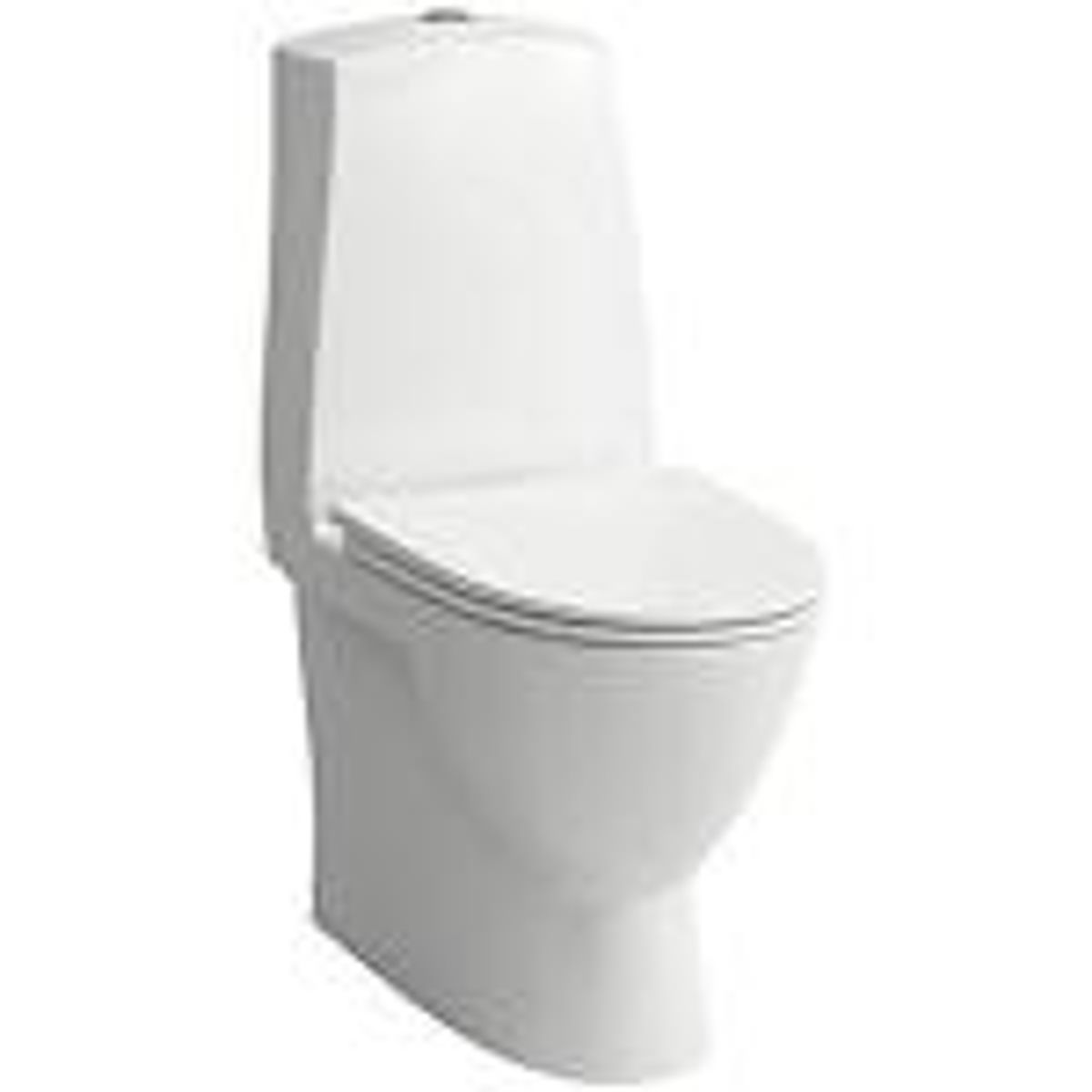 LAUFEN PRO N gulvstående WC med P-lås back-to-wall lim, LCC, Rimless