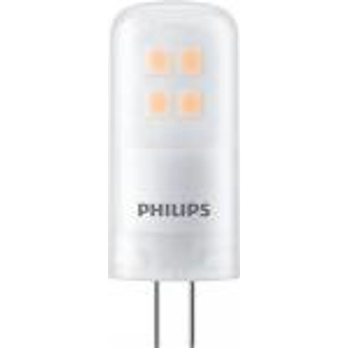 Philips LED CorePro LED 2w/827, (215 lumen) G4 12v, dæmpbar (=20w), stiftpære