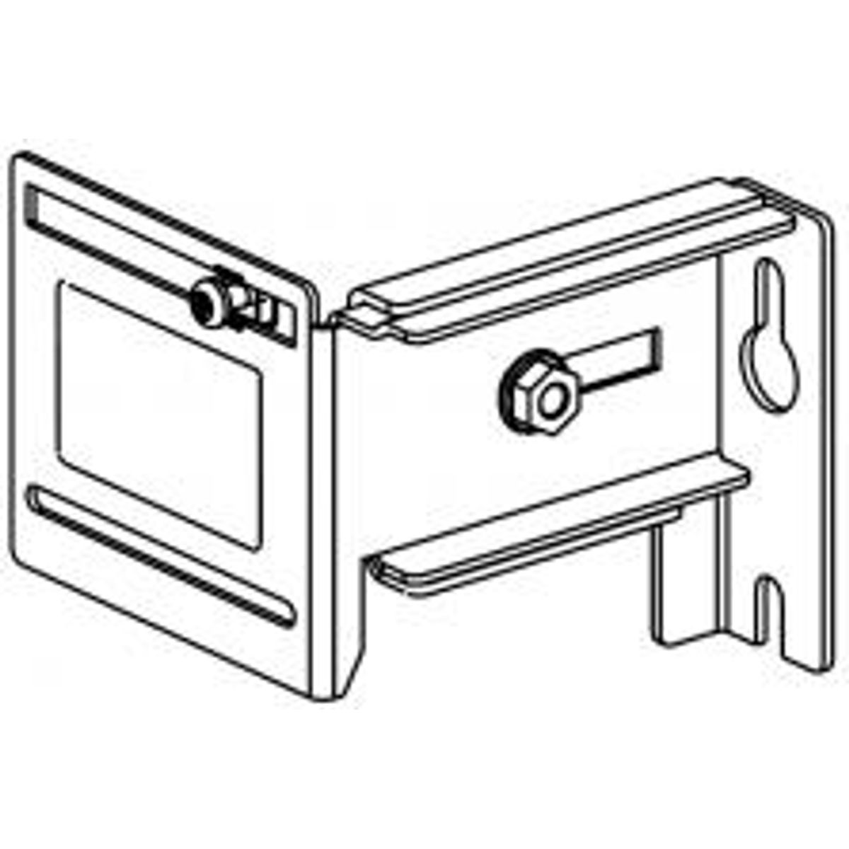 Justerbar vægbeslag lav wgx-a 110-170mm