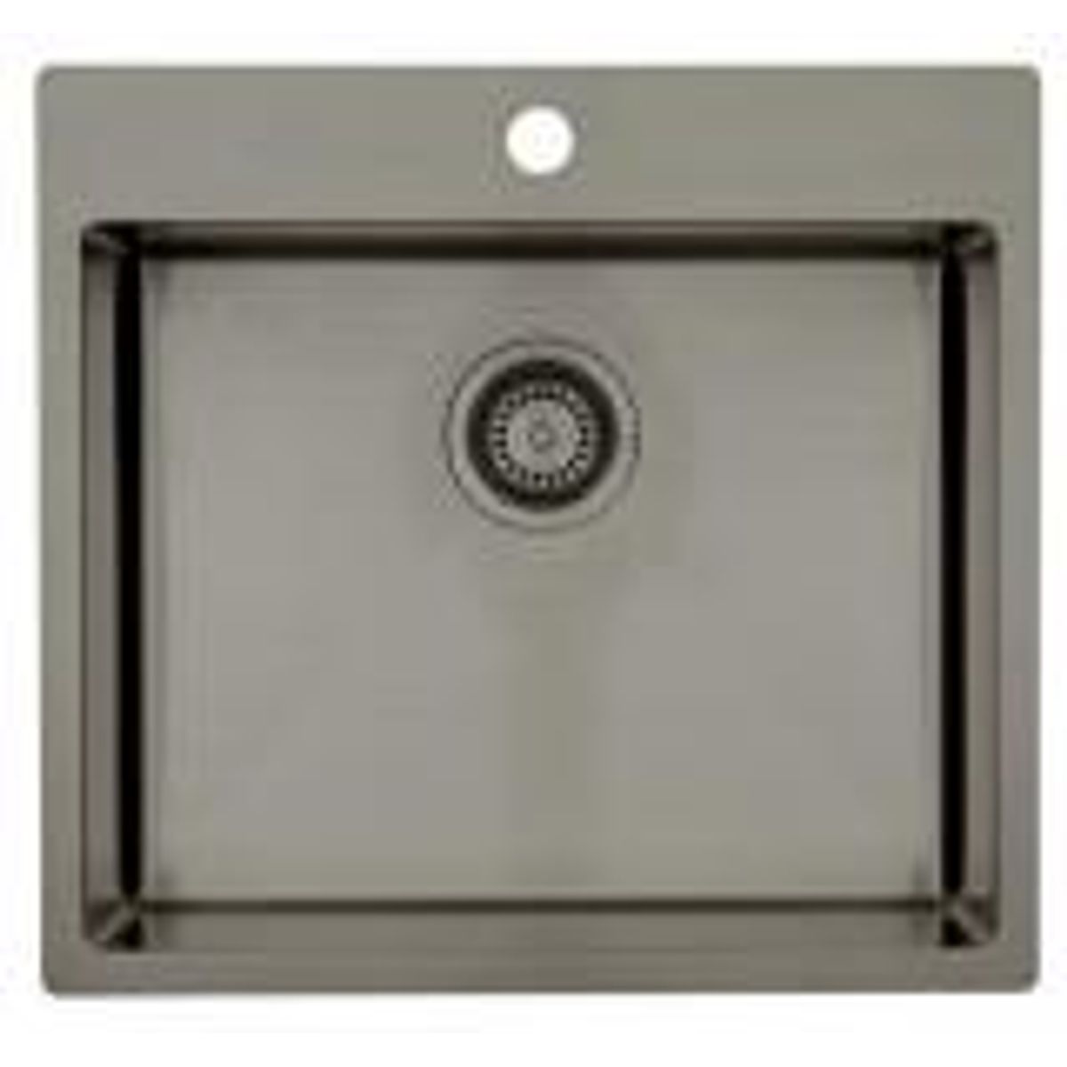 Lavabo køkkenvask Kubus 540 Soft 540x500mm Gunmetal - Antracit