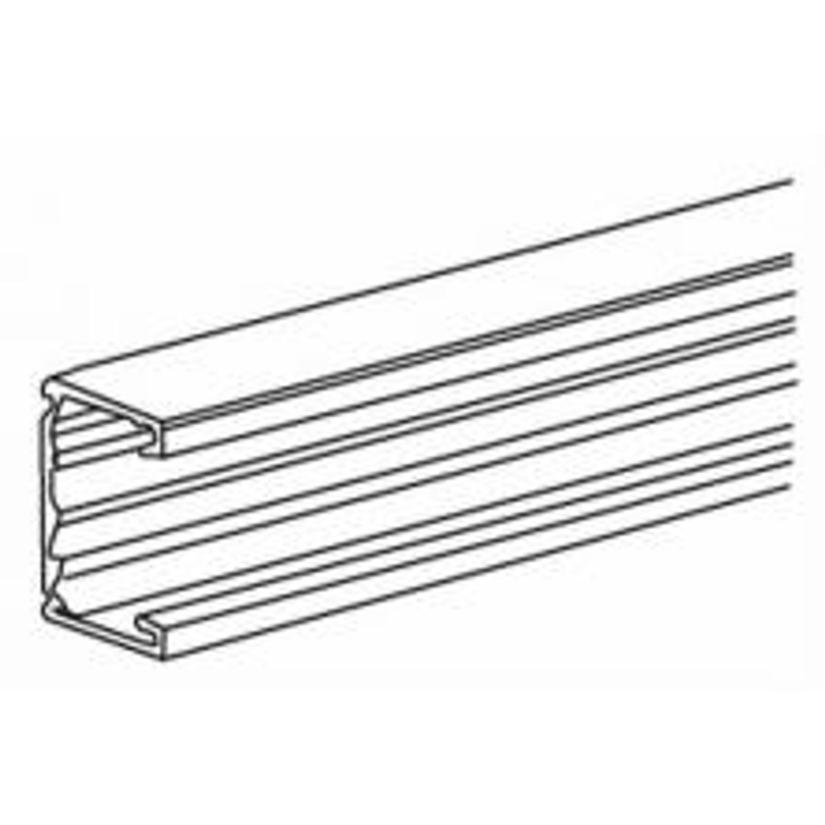 Thorsman TEK-LS 123 fladvinkel 72x123mm, hvid