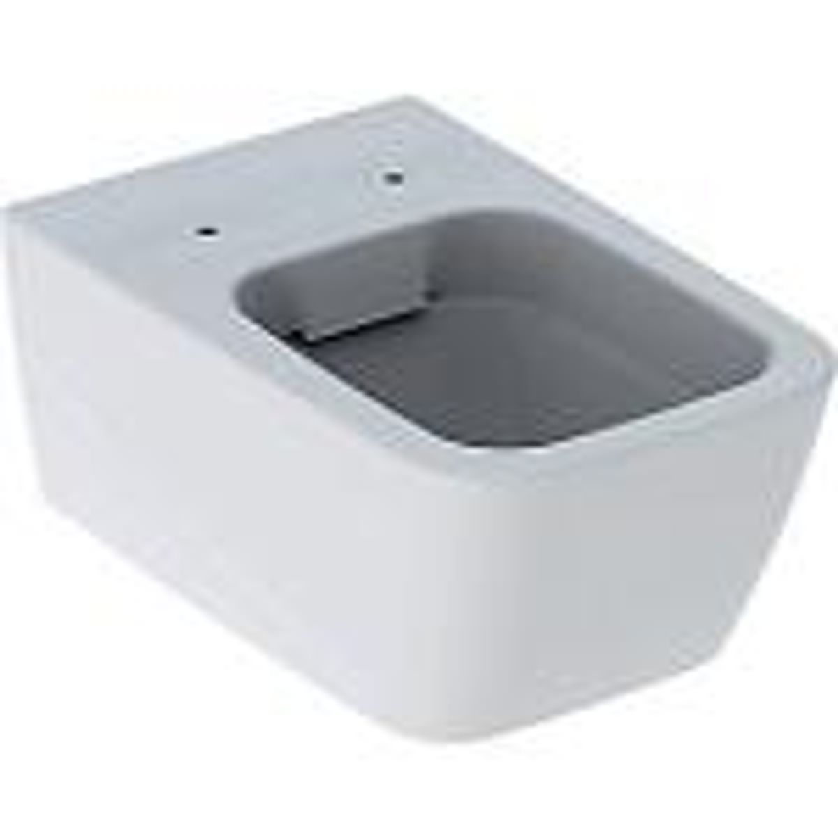 Geberit Icon square hængetoiletskål 350x540x330mm t/indb.cist hvid KeraTect