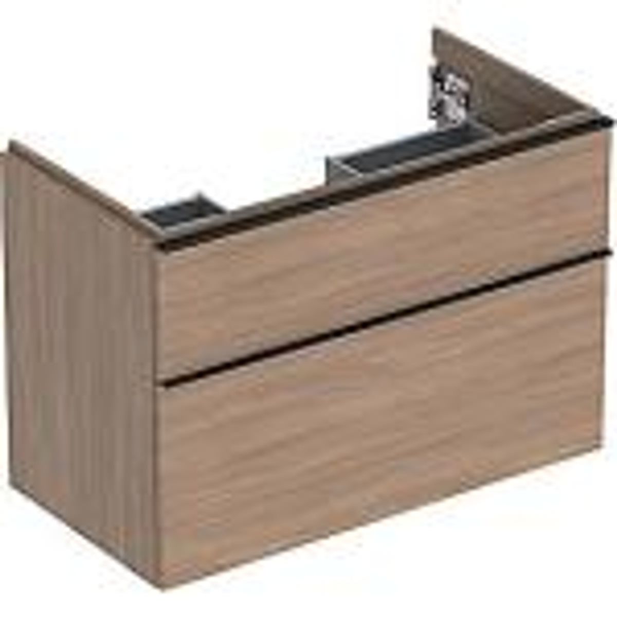 Geberit Icon vaskeskab 888x476x615mm 2skuffer eg natur