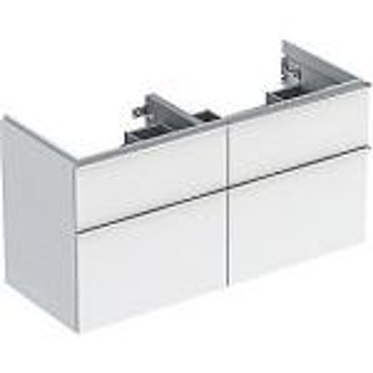 Geberit Icon vaskeskab 1184x476x615mm 4skuffer hvid