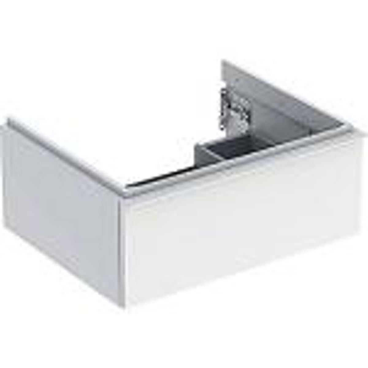 Geberit Icon vaskeskab 592x476x247mm 1skuffe hvid