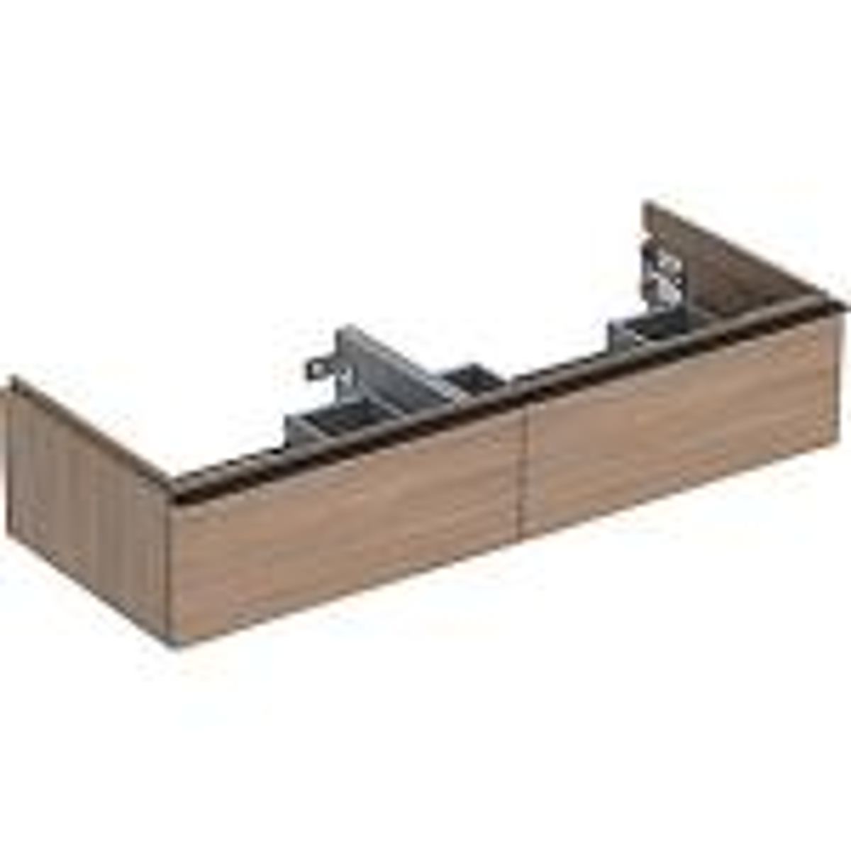 Geberit Icon vaskeskab 1184x476x247mm 2skuffer eg natur