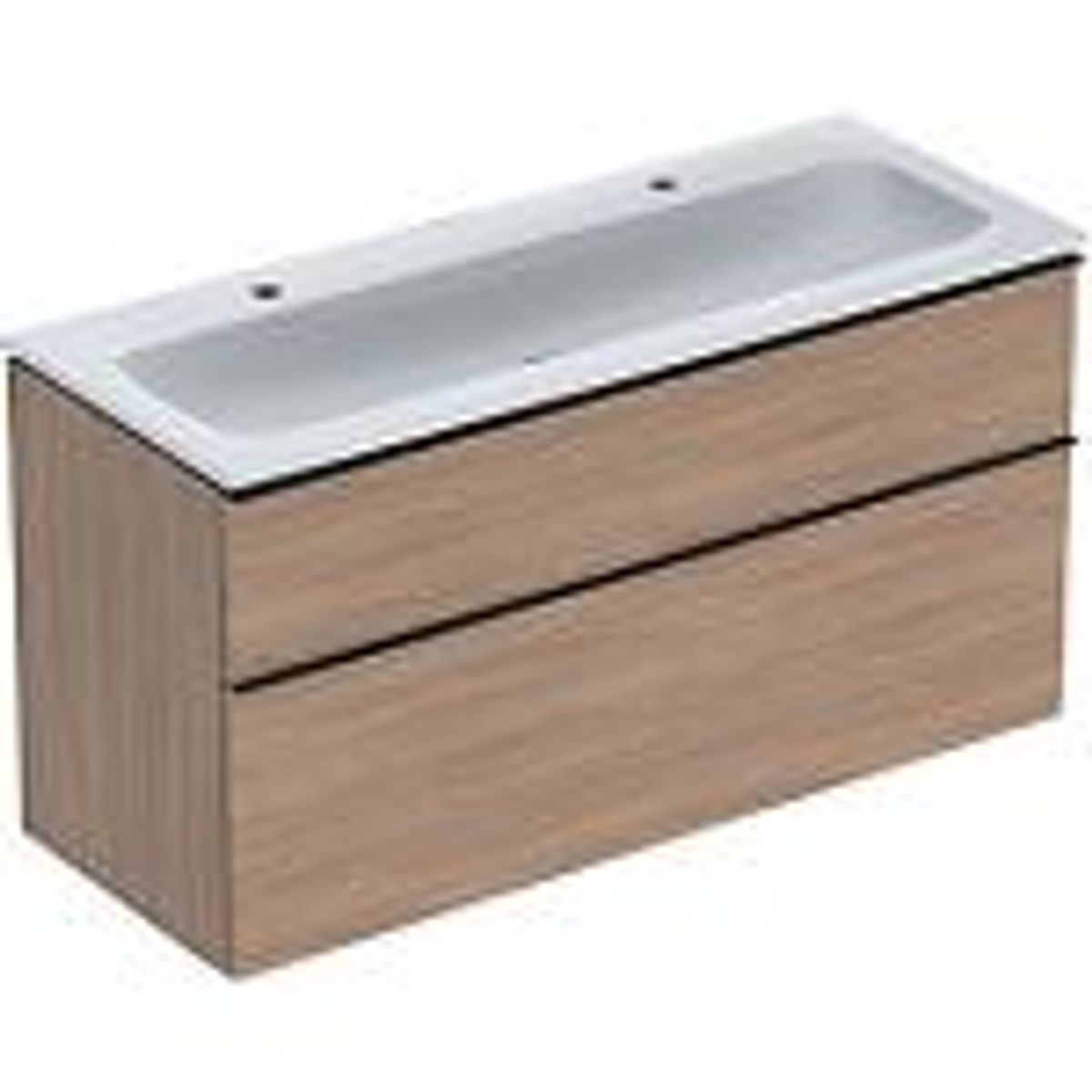 Geberit Icon møbelpakke 1200x480x630mm 2skuffer eg natur