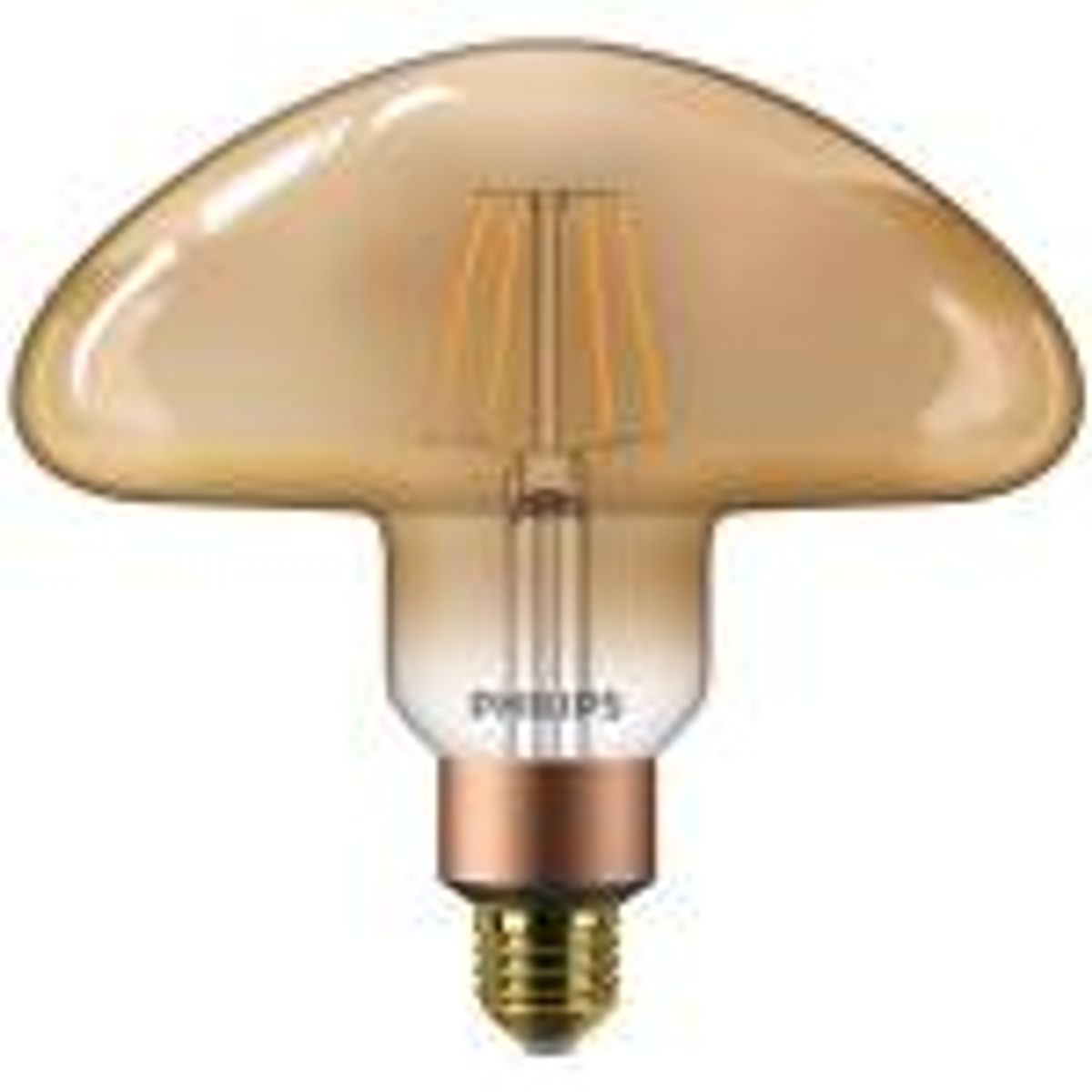 Philips led standard 40w mushroom e27 1800k guld dæmpbar