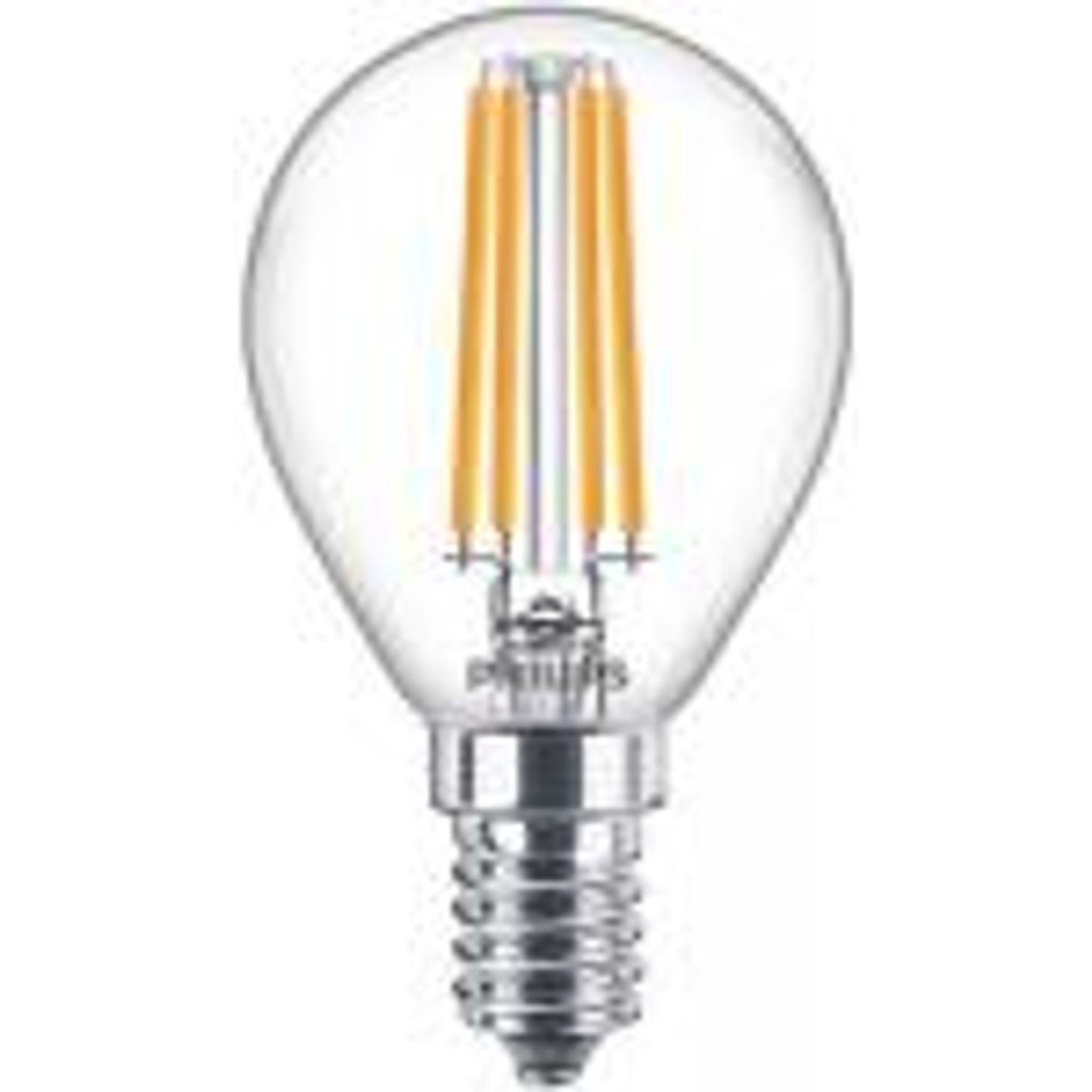 Philips corepro led krone 6,5w (60w) p45 e14 827 klar glas