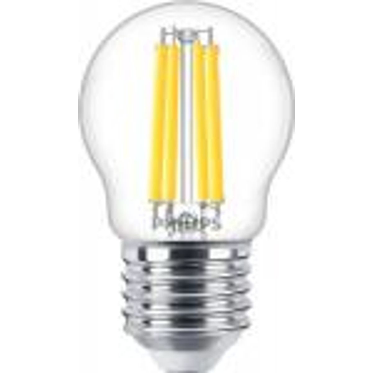 Philips master value led krone dæmpbar 3,4w (40w) e27 p45 927 klar glas