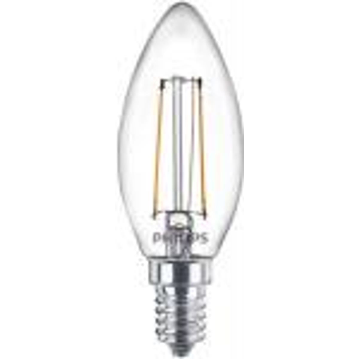 Philips corepro led kerte 2,2w (25w) e14 840 b35 klar glas