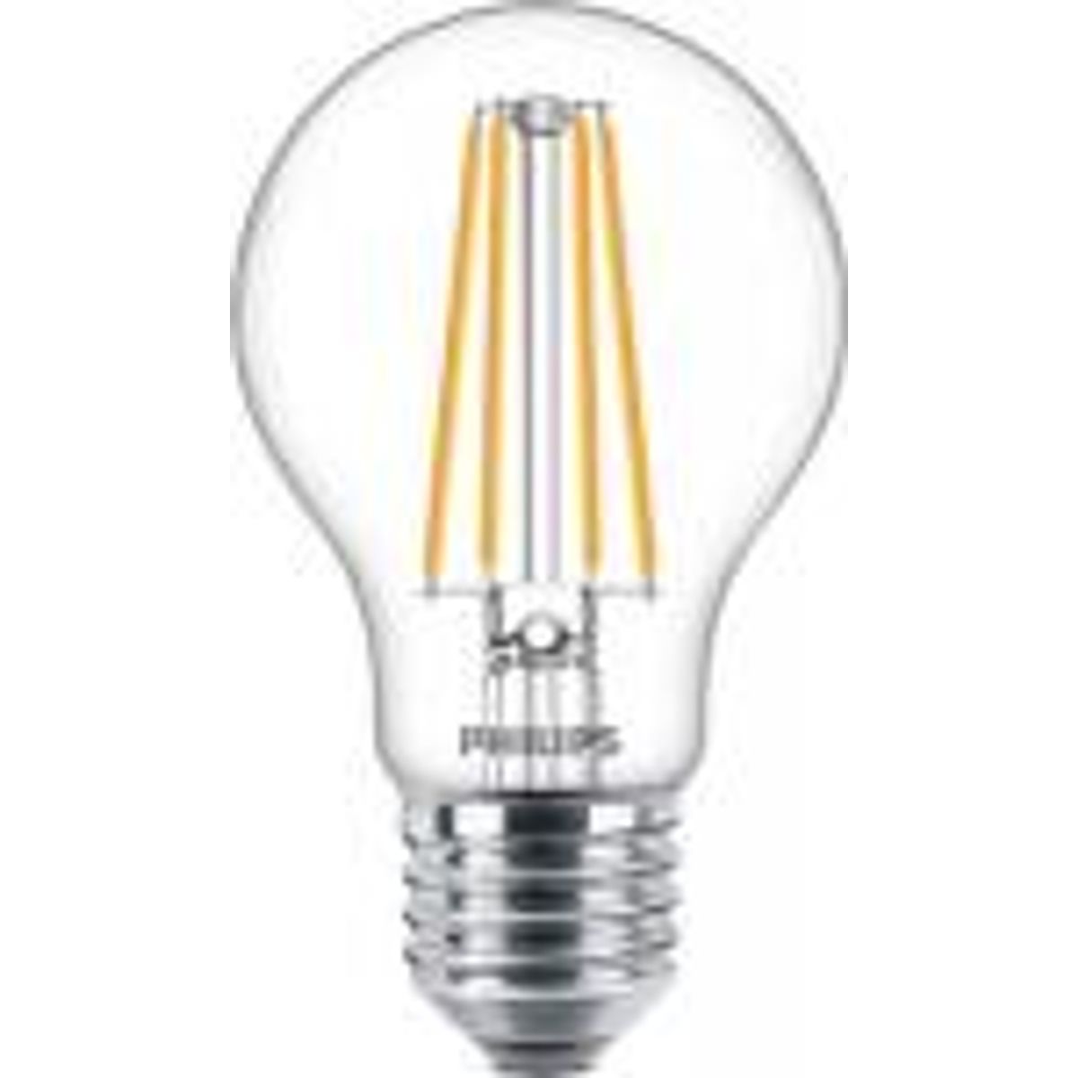 Philips corepro led standard 8,5w (75w) e27 a60 840 klar glas