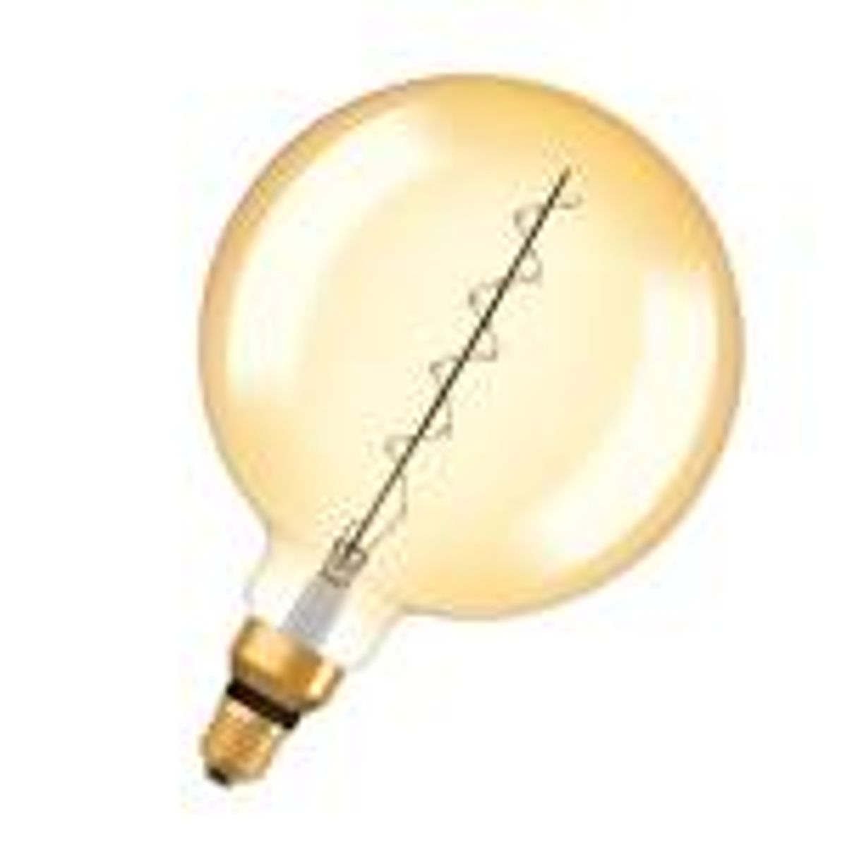 Osram vintage 1906 led globe200 guld spiral filament ultra tynd 400lm 4,8w/822 (33w) e27 dæmpbar