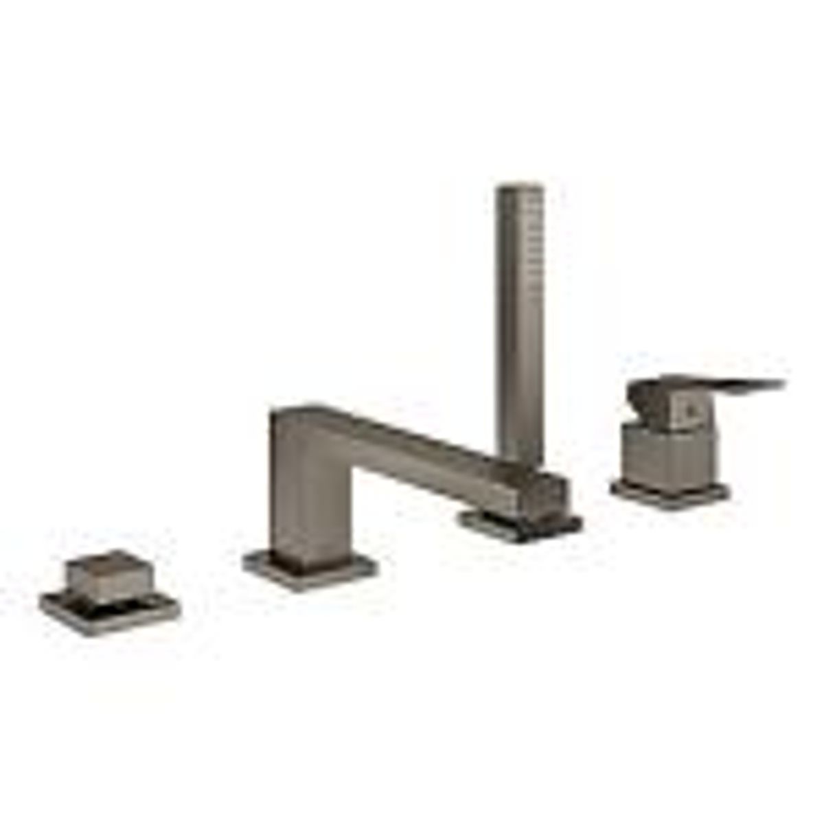 GROHE EuroCube etgrebsbatteri 220mm tud til kar/brus. Børstet hard graphite