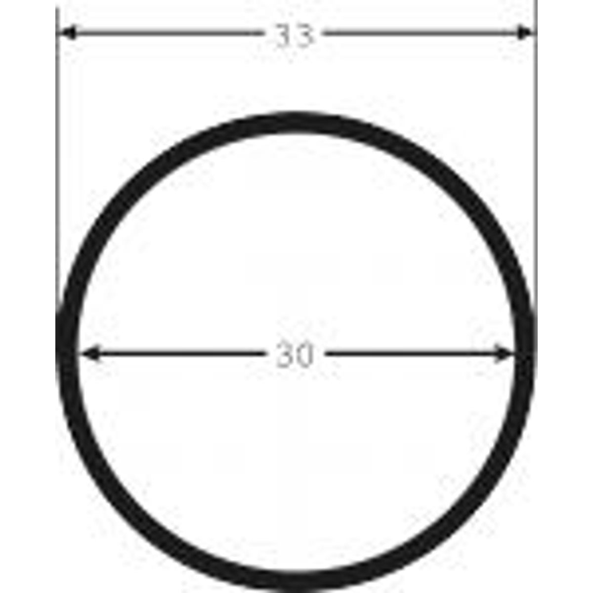 Spiralslange Sort 30/33mm Indv./udv.