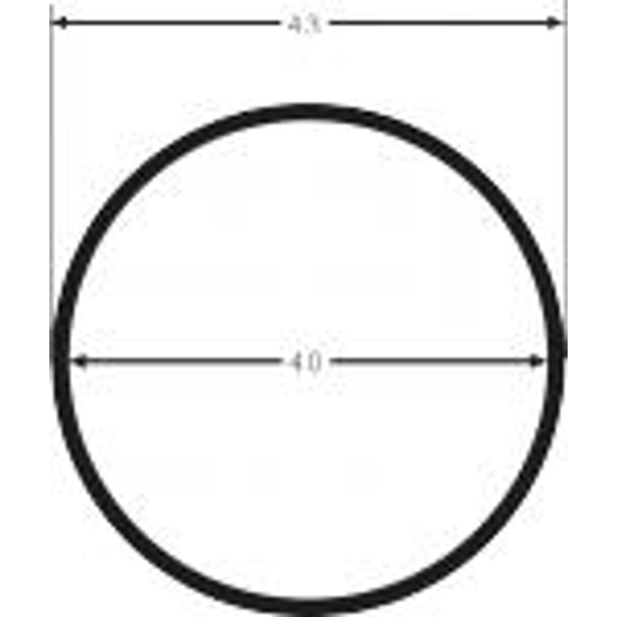 Spiralslange Sort 40/43mm Indv./udv.