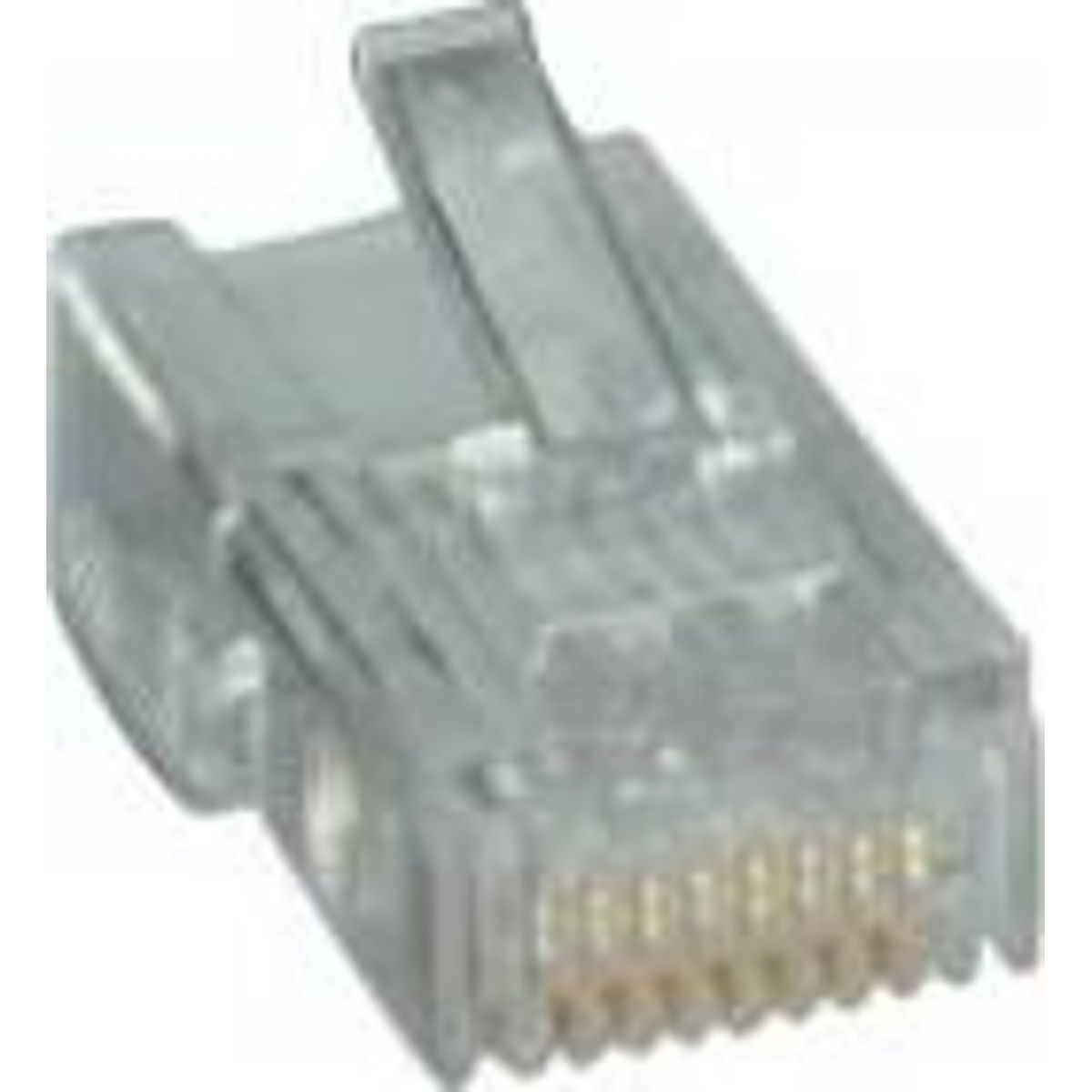 RJ45 UTP 8P8C USKÆRMET, F/STIV RUND LEDNING