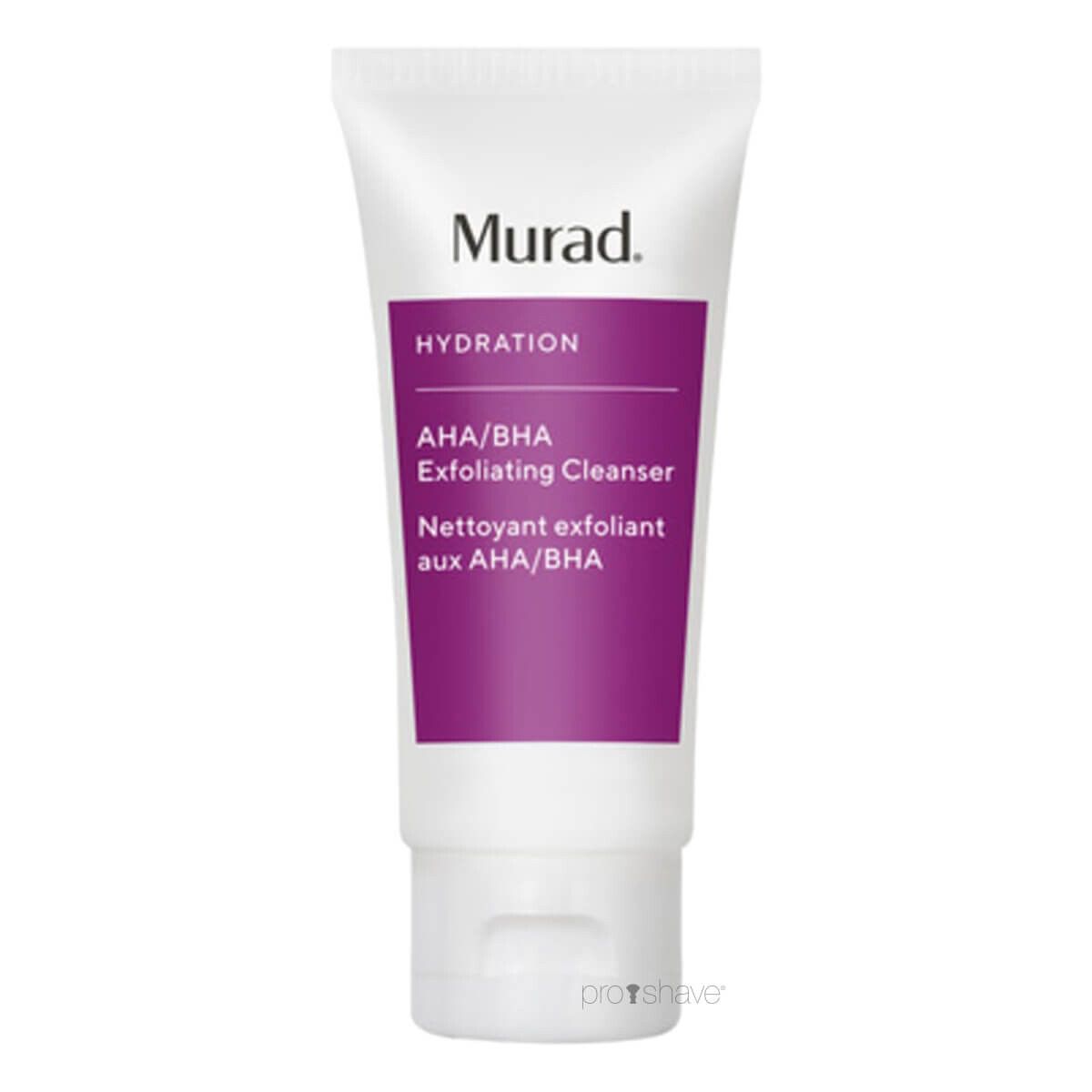 Murad AHA/BHA Exfoliating Cleanser, Hydration, Rejsestørrelse, 60 ml.